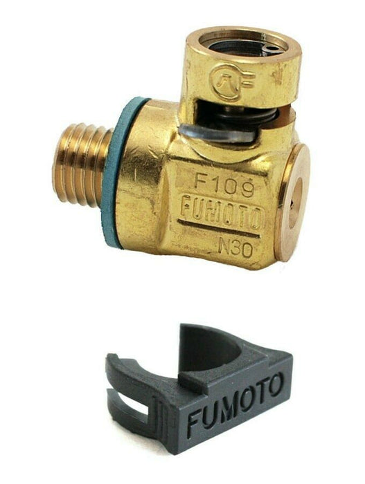 Fumoto F109 Quick Oil Drain Valve with LC10 Clip - M12-1.5 Threads - German Cars