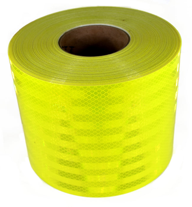 3M 983-23 6" x 150' Fluorescent Yellow Green Reflective Tape 7100010482