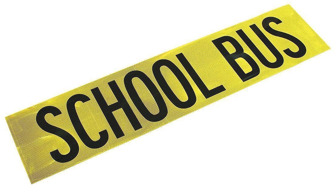 3M SPDG-40 983-71 Series School BusYellow Reflective Sign 44" x 10" - 31120