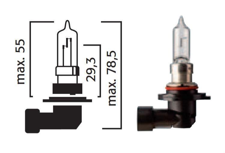 Flosser 9011 12V 65W PX20d HIR1 Halogen Infrared Headlight Bulb Made in Germany
