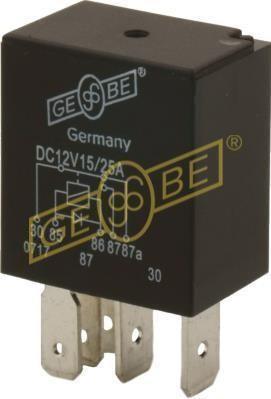 GEBE 990571 5 Terminal Changeover Sealed Micro Relay Diode 12V 15/25A - Germany