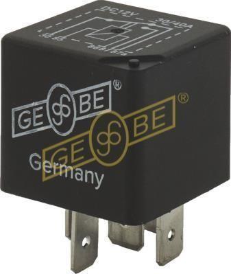 GEBE 990601 5 Terminal Changeover Sealed Mini Relay 12V 30/40A - German Made
