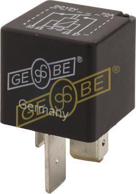 GEBE 990851 4 Terminal Heavy Duty SPST NO Relay Resistor 12V 70A - German Made
