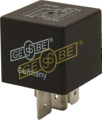 GEBE 990871 5 Terminal Heavy Duty Changeover Relay Diode 12V 60/70A German Made