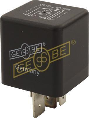 GEBE 990911 5 Terminal Heavy Duty Changeover Relay 12V 80/100A - Made in Germany