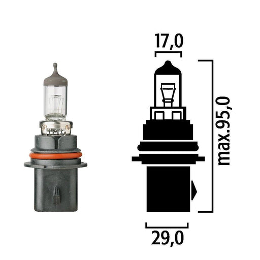 Flosser 13130 12V/130W H1 Halogen Bulb - Off Road Fog Driving Warning —  Industrial Tec Supply