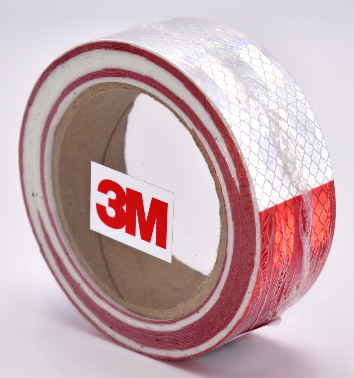 3M 30867-30 983-326 Diamond Grade 1-1/2" x 30' Red and White Reflective Tape