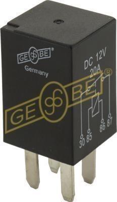 GEBE 993641 ISO 280 Ultra Micro Relay 4 2.8mm Terminal Pin 12V 20A - German Made