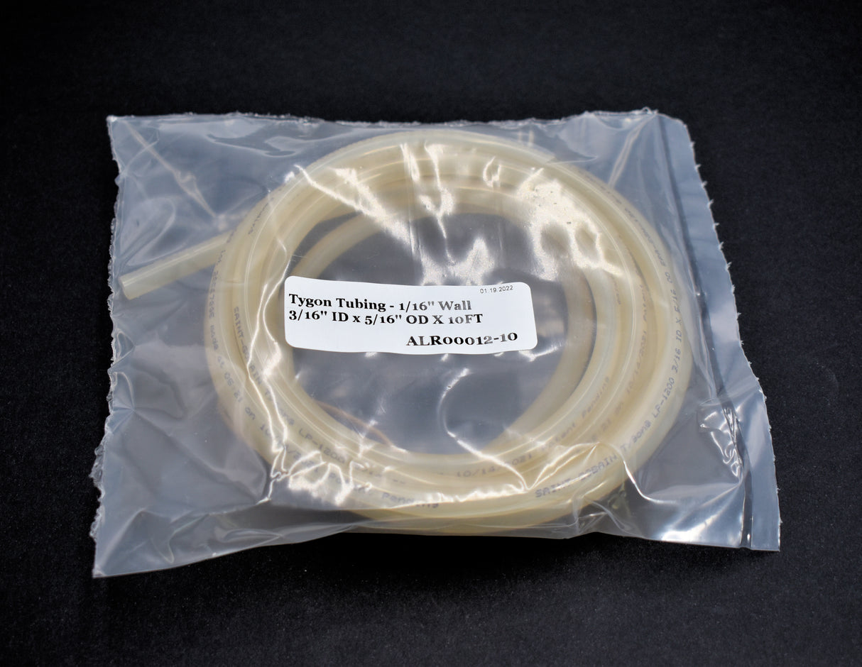 Tygon LP-1200 3/16" ID x 5/16" OD Clear, Fuel Tubing - USA Made - 10'