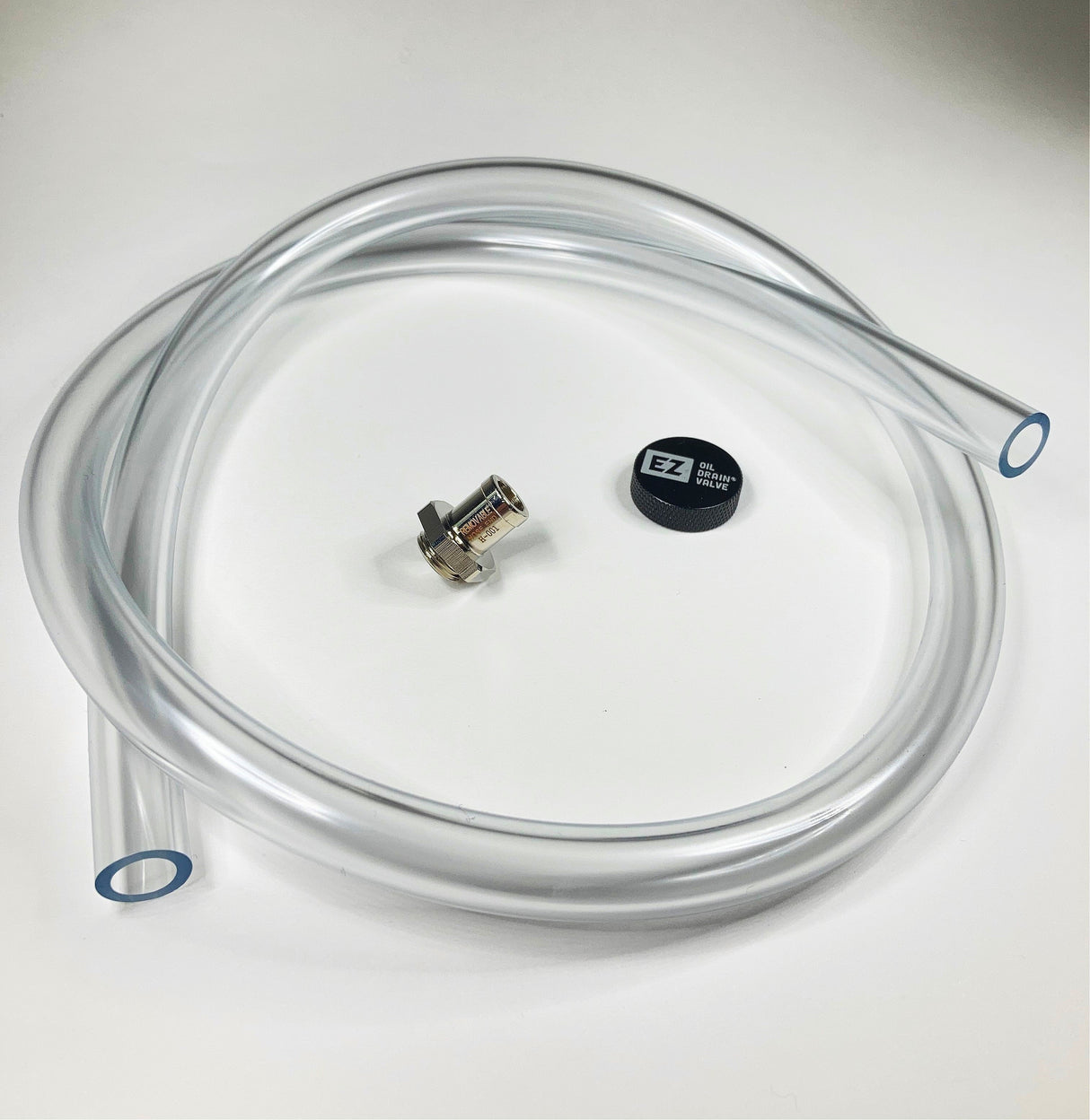 H001 Nipple DC001 Plug and 3/8" ID Tubing Kit for Automotive EZ Oil Drain Valves