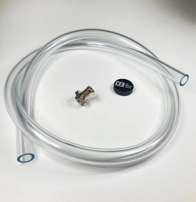 H001 Nipple DC001 Plug and 3/8" ID Tubing Kit for Automotive EZ Oil Drain Valves