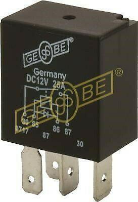 GEBE 990541 4 Terminal Sealed SPST NO Micro Relay Diode 12V 25A Made in Germany