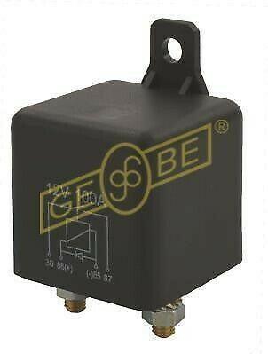 GEBE 991101 4 Terminal Pin SPST NO Relay 12V with Diode 100/180A Made in Germany
