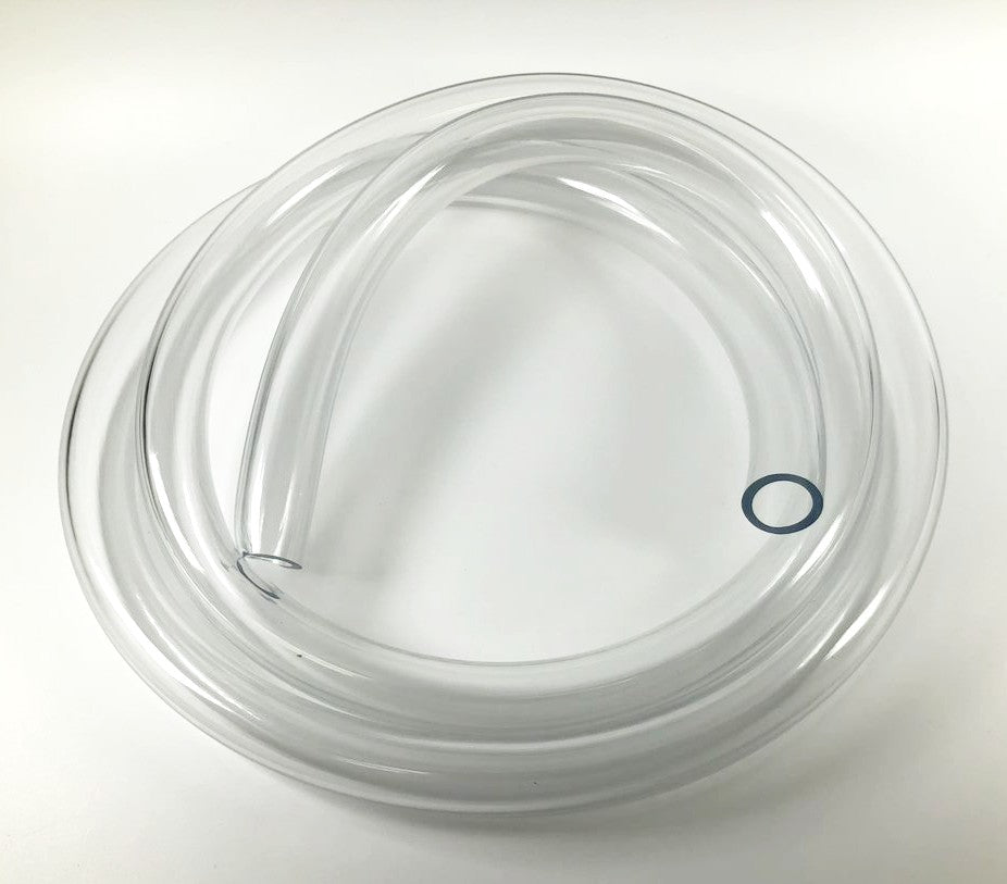 MVP 5' Length of Clear Vinyl PVC Tubing 5/8" ID x 13/16" OD - Made in the USA