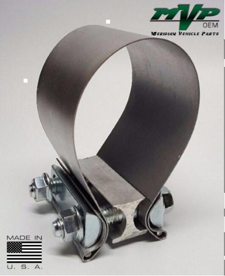 MVP 3-1/2" Aluminized Steel Butt Joint Style Exhaust Clamp - JB35AA
