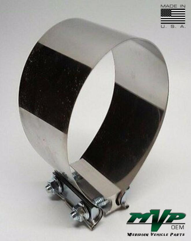 MVP 5" Stainless Steel Butt Joint Style Exhaust Clamp - JB50ST