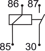 GEBE 993641 ISO 280 Ultra Micro Relay 4 2.8mm Terminal Pin 12V 20A - German Made