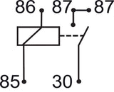 GEBE 990051 Mini Relay 12 Volts 40 Amps SPST Dual 87 Terminals - Made in Germany