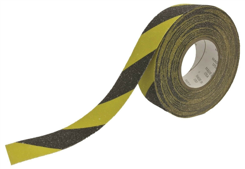 MVP High Quality 46 Grit Anti-Slip Grip Tape 1 x 60' Black & Yellow Made in USA