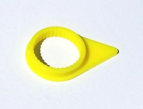 MVP 10 Pack Fluorescent Yellow Loose Wheel Lug Check Indicator for 22mm Nuts