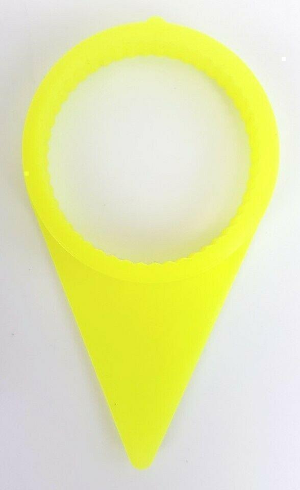 MVP Loose Wheel Nut Check Indicator 100pc Fluorescent Yellow for 32mm(1-1/4")Lug