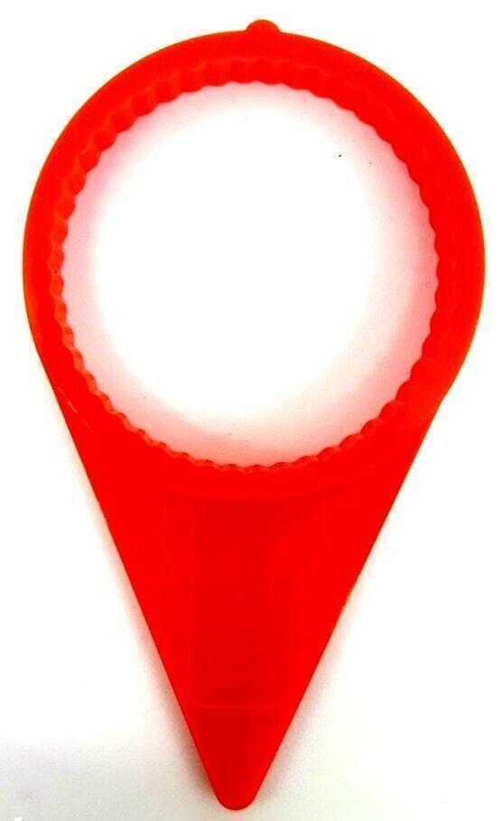 MVP 100 Pack of Red Loose Wheel Lug Nut Check Indicator for 33mm Lugs