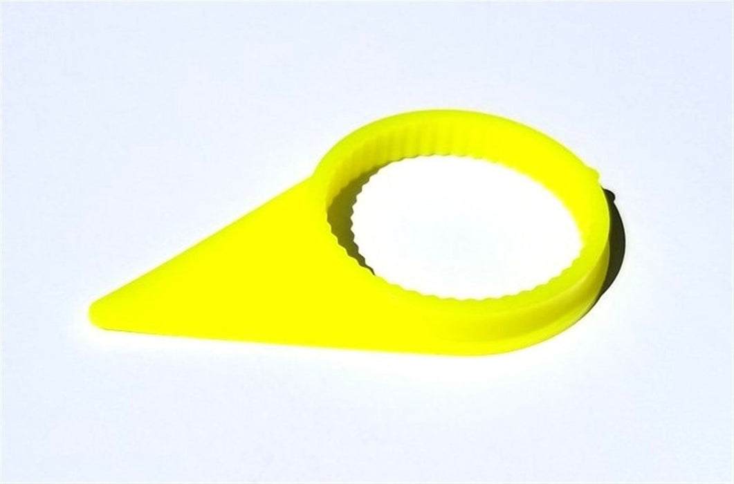 MVP 100 Pack of Fluorescent Yellow Loose Wheel Nut Check Indicator for 33mm Lugs