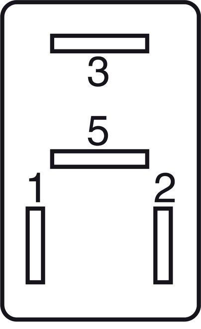 GEBE 990481 4 Terminal SPST NO Micro Relay 12V 25A - Made in Germany