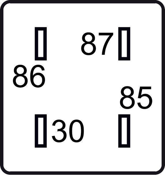GEBE 993641 ISO 280 Ultra Micro Relay 4 2.8mm Terminal Pin 12V 20A - German Made