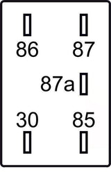 GEBE 993651 Ultra Micro Relay 5 2.8mm Terminal SPDT 12V 30/20A - Made in Germany