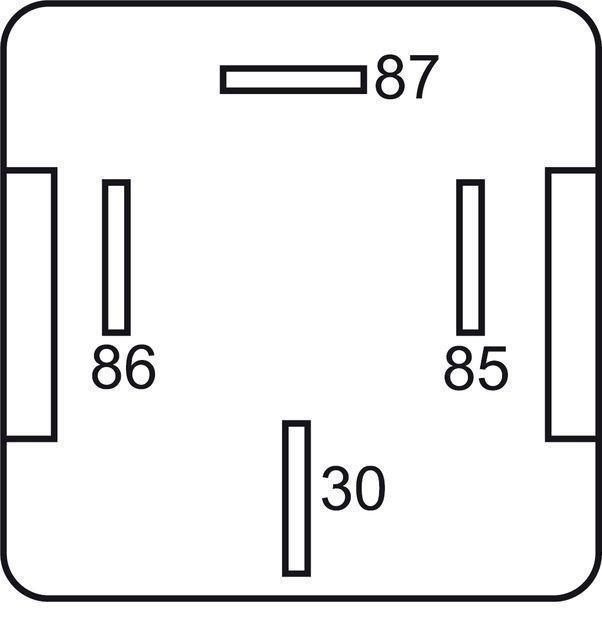 GEBE 993531 Skirted Relay 4 Terminal Pin SPST NO 12V 40 Resistor Made in Germany
