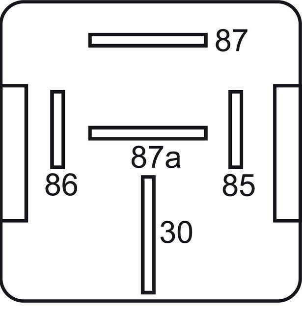 GEBE 991041 5 Terminal SPDT Heavy Duty Sealed Relay 24V 40/50A - Made in Germany