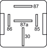GEBE 994691 HD Relay 12V 60/70A Sealed 5 Terminal Changeover - Made in Germany