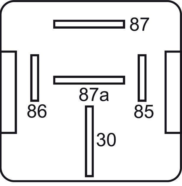 GEBE 990911 5 Terminal Heavy Duty Changeover Relay 12V 80/100A - Made in Germany