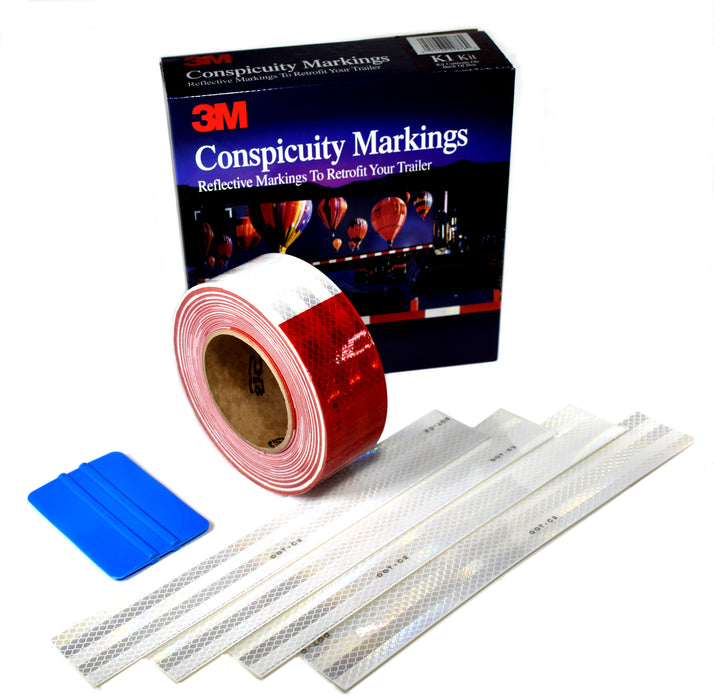 3M 06398 Trailer Marking Kit DOT-C2 Conspicuity Reflective Tape