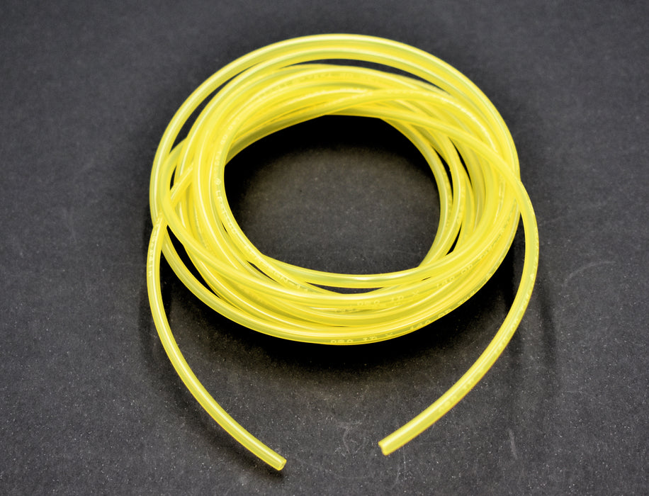 Tygon LP-1100 Yellow Fuel Line Tubing - 2/25" ID x 7/50" OD x 50ft (.030in Wall) - USA Made - 10'
