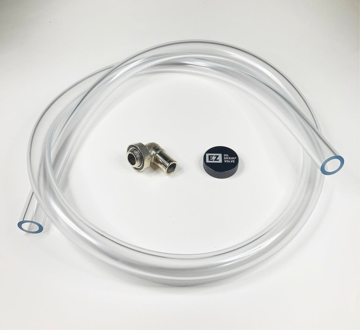 L001 Elbow DC001 Plug and 3/8" ID Tubing Kit for Automotive EZ Oil Drain Valves