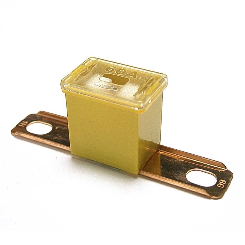 Flosser 607060 13/16" Bent Male PAL Type 60 Amp Fuse - Made in South Korea (5)