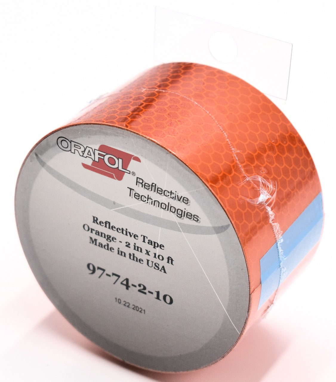 Orafol V32 Reflective Tape – 2” X 3.5” Rectangle Amber Reflector, DOT-C2 Compliant, 10-Pack