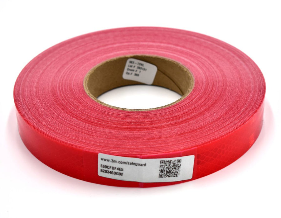 3M 30936 983-72NL 1" x 150' Red Conspicuity Reflective Tape