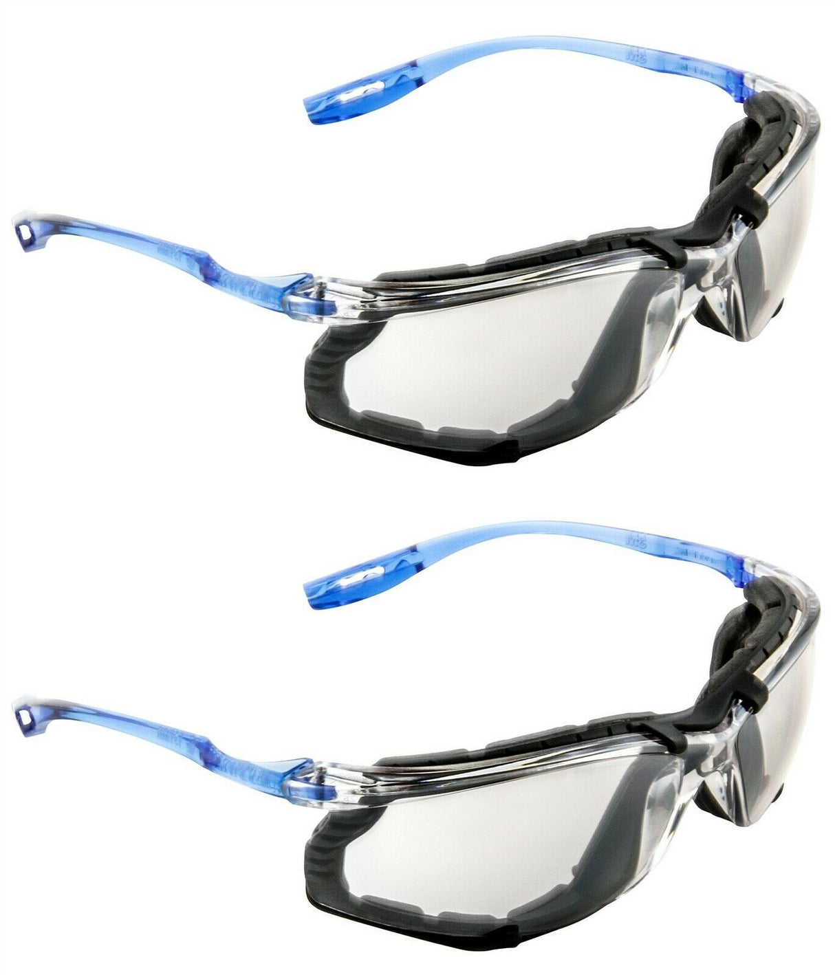 3M Virtua CCS Safety Glasses 2 Pr 11872-00000-20 Foam Clear Anti Fog Lens