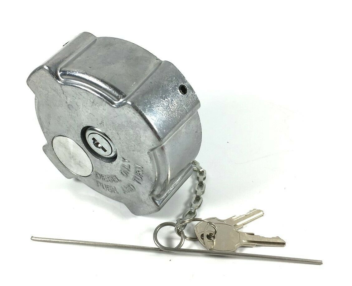 MVP 1/4 Turn Style Locking Aluminum Fuel Cap for Freightliner Repl 03-37013-002 / Gas Cap