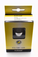 Flosser 915220 Super White BA15D 12-24V 21/5W LED Mini Bulb 1157 Equivalent
