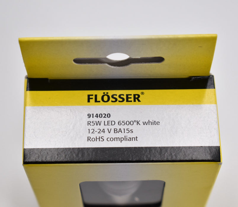 Flosser 914020 Super White BA15S 12-24V 5W LED Mini Bulb 67 Equivalent
