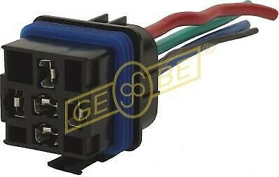 GEBE 994281 Socket and Wire Harness for 4 and 5 Terminal Pin Relays / Relay Pigtail