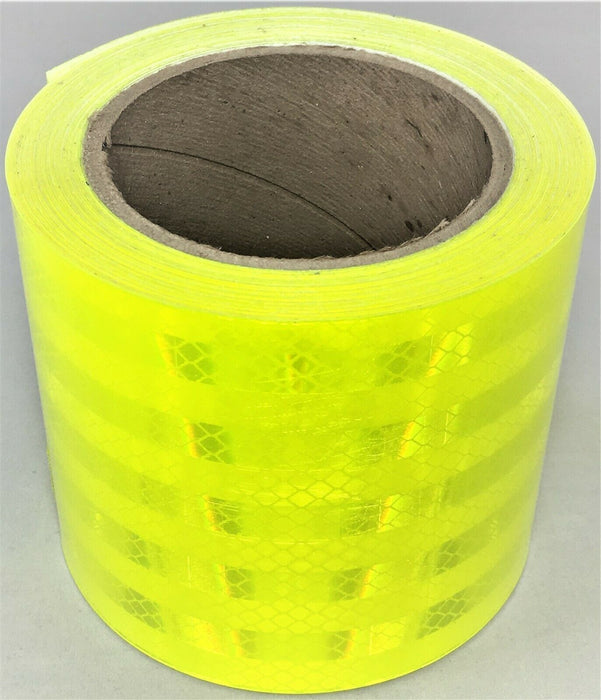 3M Fluorescent Yellow-Green 983-23 Retro Reflective Marking Tape 4" x 30' Roll
