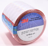3M 67825-30 4" x 30' 983 Series 11" Red 7" White Conspicuity Reflective Tape