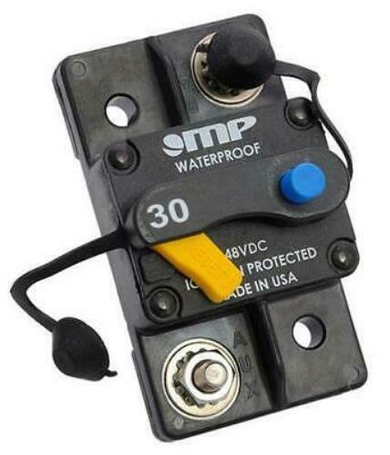 Mechanical Products - 30 Amp Surface Mount Circuit Breaker Manual Reset DC - Series 17